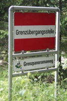 Grenzübergang am Radlpass zwischen Österreich und Slowenien