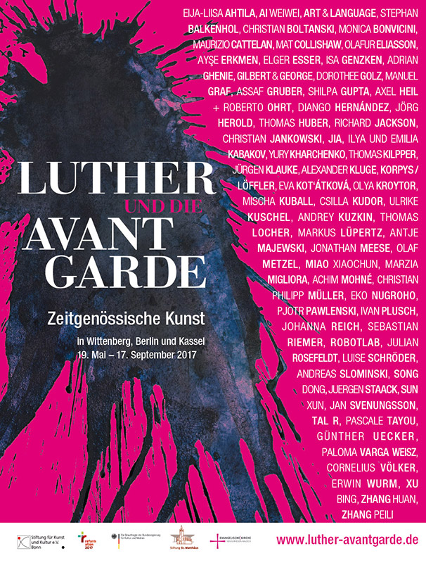 Ausstellung „Luther und die Avantgarde“, Bild: Altes Gefängnis Wittenberg, 19.05.-17.09.2017.