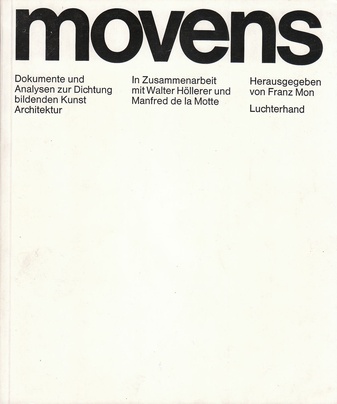 movens, Bild: Hrsg. von Franz Mon. Wiesbaden: Limes, 1960..